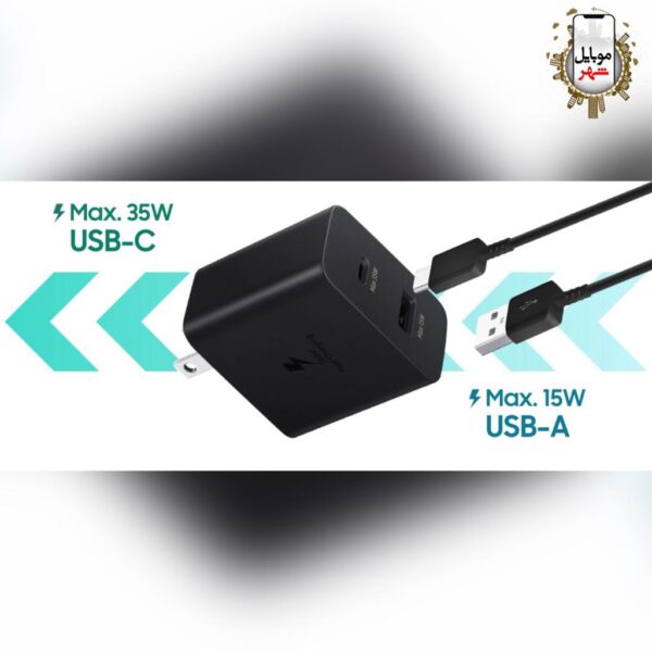 35W PD Power Adapter Duo (USB-C, USB-A)