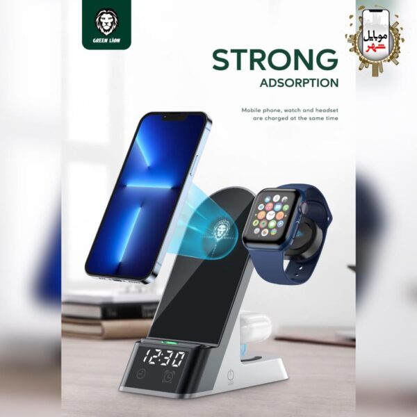 6IN1 wireless charger stand green