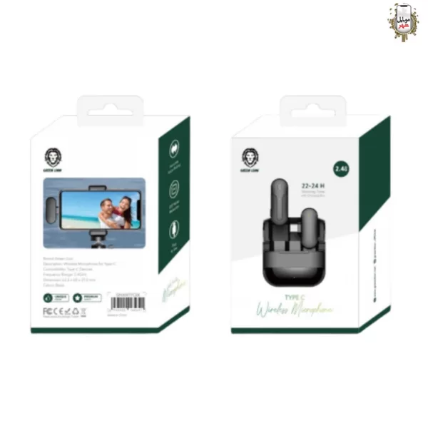 میکروفن بی سیم تایپ سی گرین Green wireless microphone