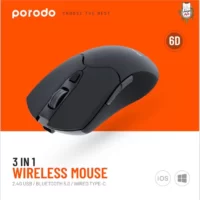 porodo 3in1 wireless mouse