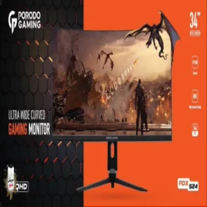 Porodo wide curved gaming monitor PDX523