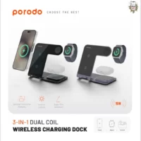 Porodo 3IN1 Wireless Charging DOCK
