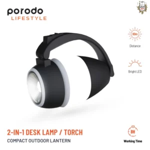 Porodo 2in1 Desk Lamp/Torch PD-LS2IN1DLT