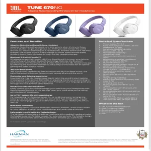 هدفون بی سیم جی بی ال JBL Tune 670NC