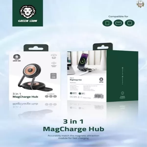 Green 3in1 magcharge hub