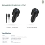 قیمت Powerology CAR CHARGER 130W