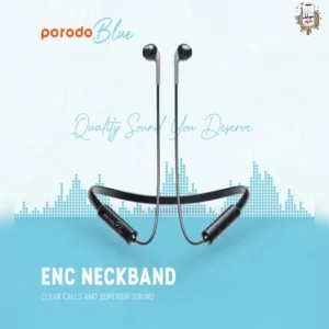 هندزفری بلوتوث گردنی پرودو بلو Porodo Blue ENC Neckband Earphone