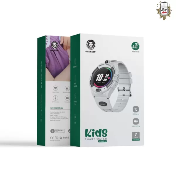 ساعت هوشمند بچه گانه 4G سری 4 گرین Green 4G Kids Smart Watch Series 4