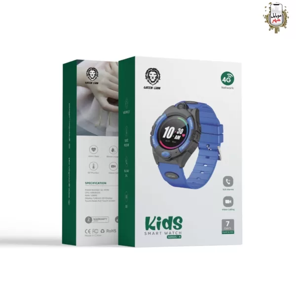 Green 4G Kids Smart Watch Series 4