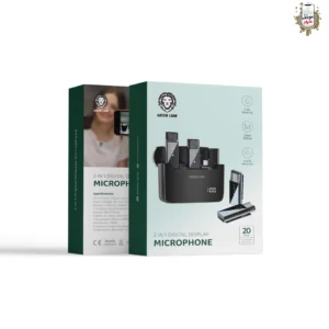 میکروفون نمایشگر دیجیتال 2 در 1 تایپ سی گرین Green 2in1 Digital Display Microphone