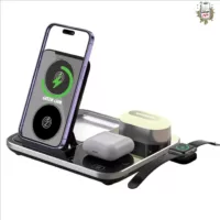 شارژر وایرلس 4کاره استیشن 2 گرین Green 4in1 Wireless Charging Station 2