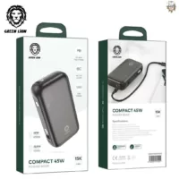 پاوربانک کامپکت گرین Green Compact Power Bank 15000mAh