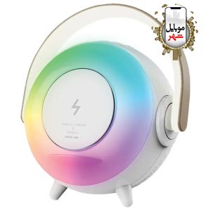 اسپیکر بلوتوثی اورانوس گرین Green Uranus Bluetooth Speaker with Table Lamp