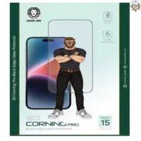 Green 3D Corning Pro Black Glass 15Pro/15Pro Max