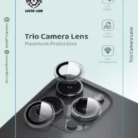 محافظ لنز دوربین شفاف تریو گرین Green Trio Camera Lens 15Pro/15Pro Max