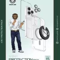 پک حفاظتی 4 در 1 گرین Green 4 iN 1 Protection Pack 15Pro/15Pro Max