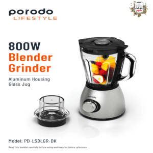 مخلوط کن 800 وات پرودو Porodo 800w Blender Grinder PD-LSBLGR-BK