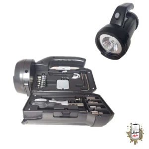 چراغ قوه 18 در 1 با جعبه ابزار پرودو Porodo Flashlight Toolbox