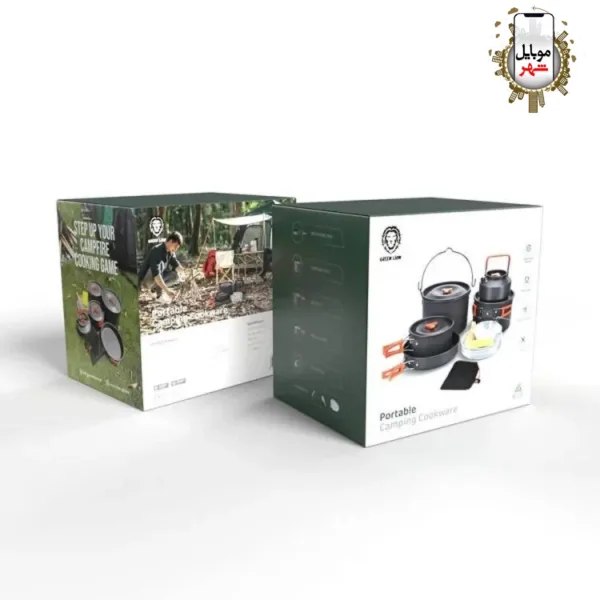 Green Camping Cookware Set GNCMPCKSETOBK