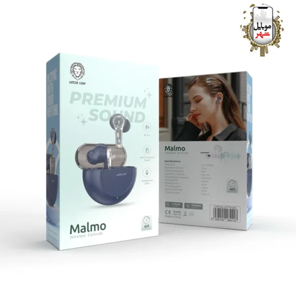 Green Malmo Wireless Earbuds