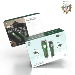 Green 2in1 Professional Hair Trimmer