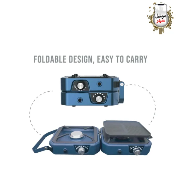 اجاق گاز کمپینگ تاشو 2 در 1 گرین Green 2In1 Foldable Camping Stove