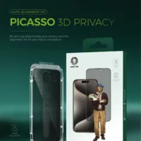 Green Privacy Picasso Glass