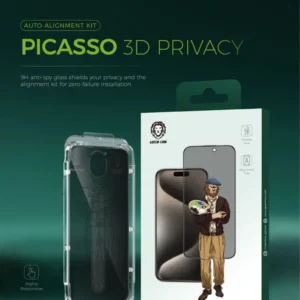 Green Privacy Picasso Glass