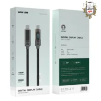 Green Digital Display Cable USB-C TO USB-C