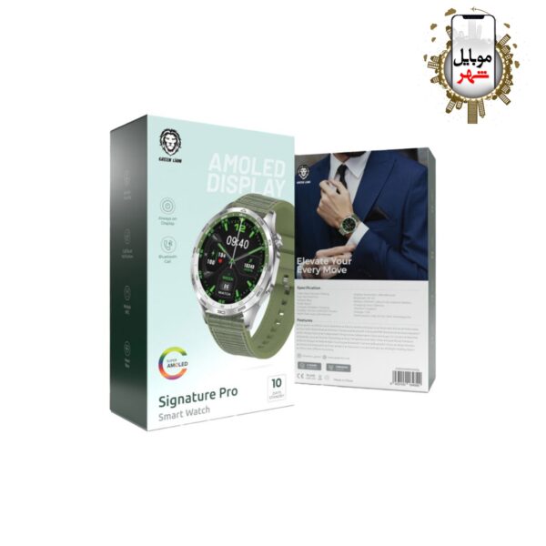 ساعت هوشمند سیگنیچر پرو گرین لاینGreen Lion Signature Pro Smart Watch