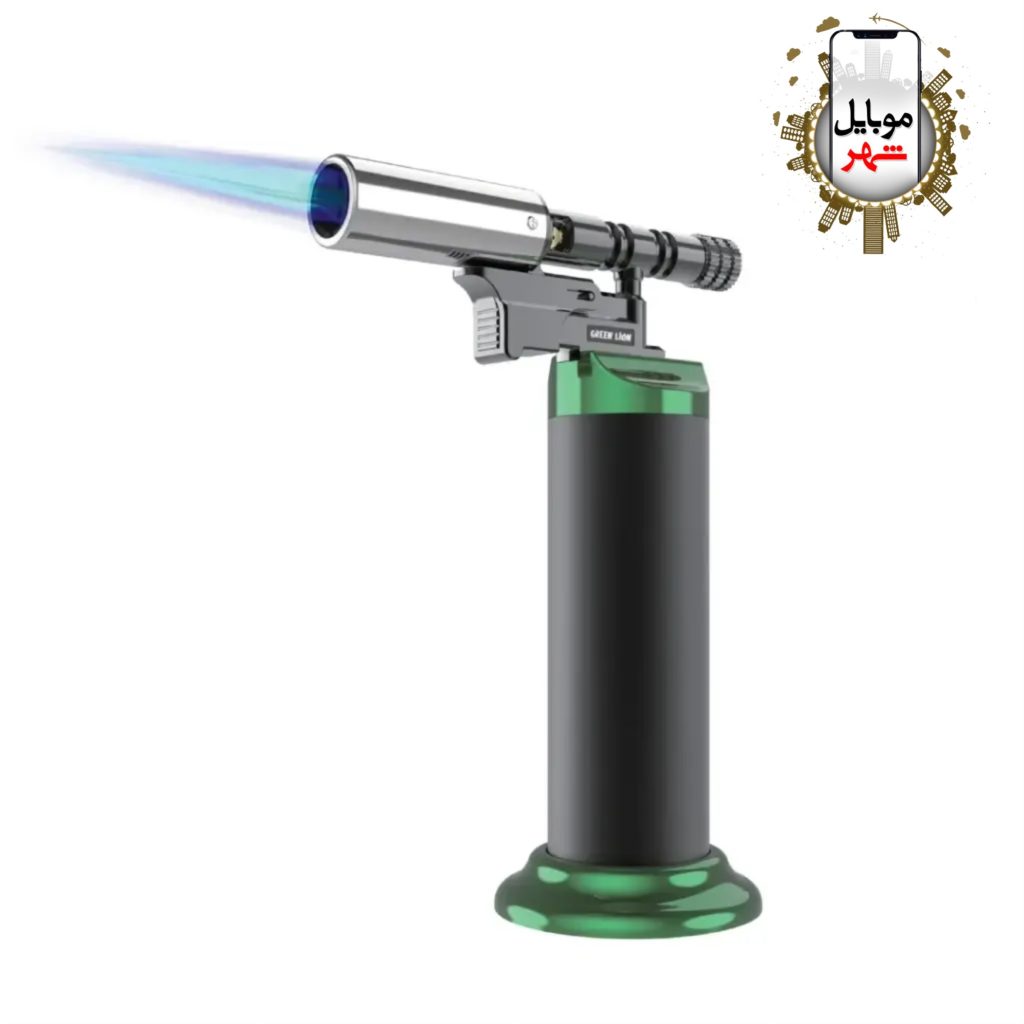 فندک ضدباد شعله جت پرو گرین Green Jet Flame Pro Windproof Lighter