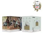 Green 3-Burner Foldable Camping Stove