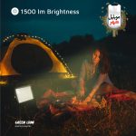 چراغ کمپینگ خورشیدی 7200 میلی آمپر ساعت گرین لاین Green Solar Camping Light 7200mAh
