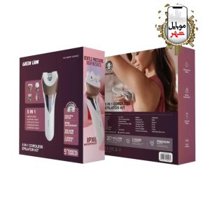 Green 5 in 1 Cordless Epilator Kit