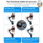 گیمبال دستی سه محوره SF27یسیدو Yesido SF27 Three-axis Handheld Shooting Gimbal ovdn
