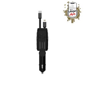 خرید Porodo 66W Car Charger Lightning & Type-C