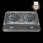 قیمت Porodo Gaming Crystal Shell Laptop Cooling Pad