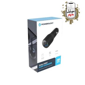 خرید Powerology 35W LED Dual Ports Car charger