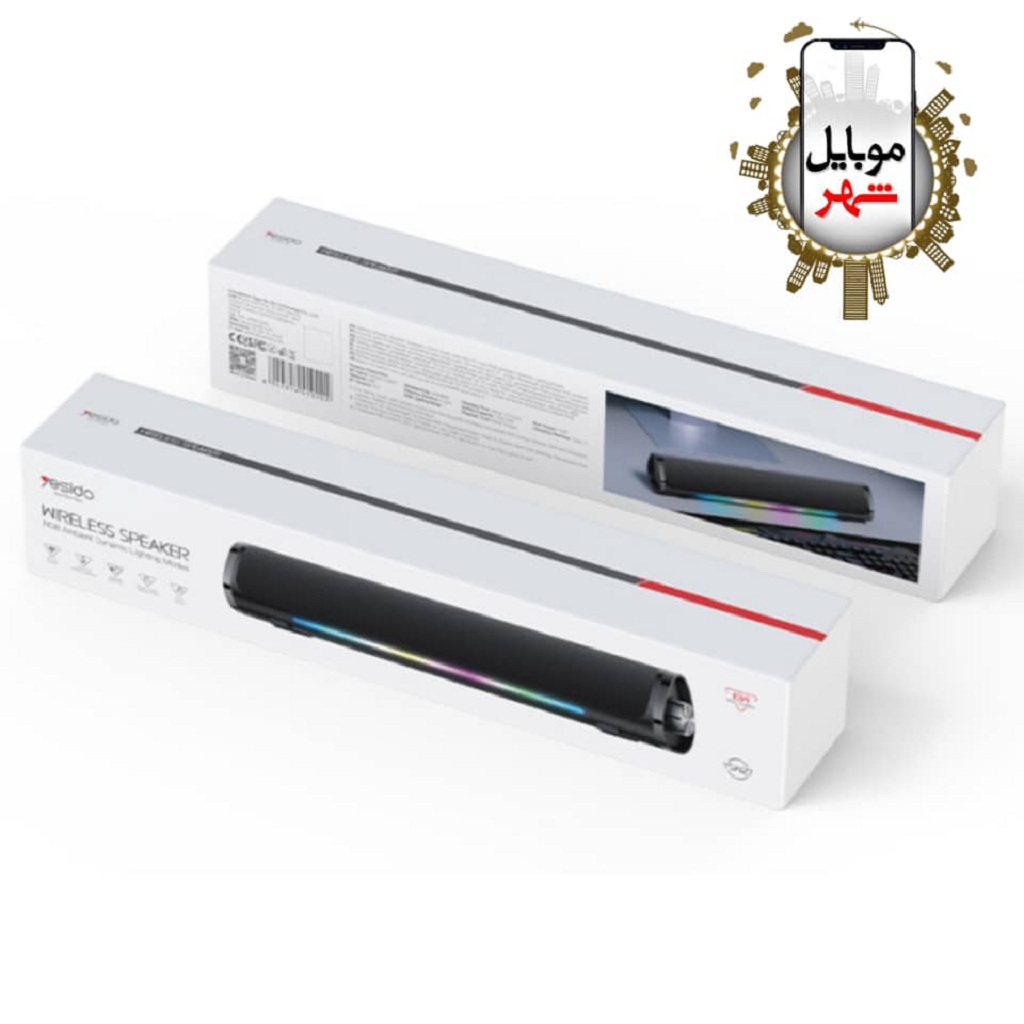 WhatsApp Image 2025-10-12 at 20.45.43 (2) اسپیکر بی سیم با نور RGB یسیدو Yesido YSW27 With RGB Light Wireless Speaker