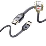 کابل HDMI بافته شده 8K با طول 3 متر پاورولوژزی مدل