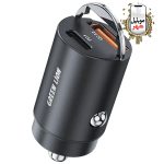 شارژر فندکی خودرو دوپورت رینگ شارژ گرین Green Ring Charge Dual Port Car Charger PD 36W