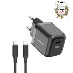 شارژر دیواری اولترا کامپکت با کابل تایپ سی به تایپ سی گرین Green Gan Wall Charger With C To C Cable