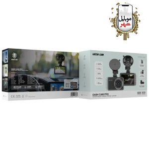 Green Dash Cam Pro Front and Rear