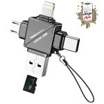 رم ریدر تی اف گرین Green 4 in 1 TF Card Reader