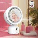Green Lion Makeup Mirror Fan