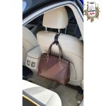 Green Car Headrest Dual Hook Organizer