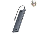 Green 12-in-1 4K HDMI Ethernet USB-C Hub