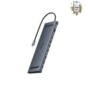 Green 12-in-1 4K HDMI Ethernet USB-C Hub