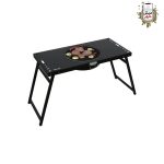 Green Portable BBQ Camping Table