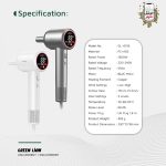 سشوار لاکس ایر 1600 وات گرین Green LUXAIR Hair Dryer with 1600W - Image 4